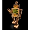 unique robot design object with light and sound