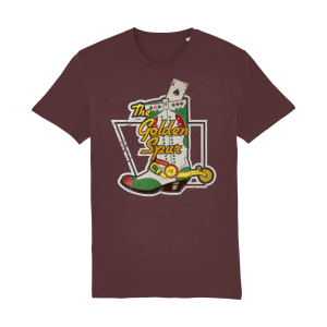 Cowboy Boot Graphic T-Shirt inspired by Route 66 Golden Spur sign with western vintage print