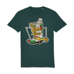Graphic tee cowboy boot with ace of spades