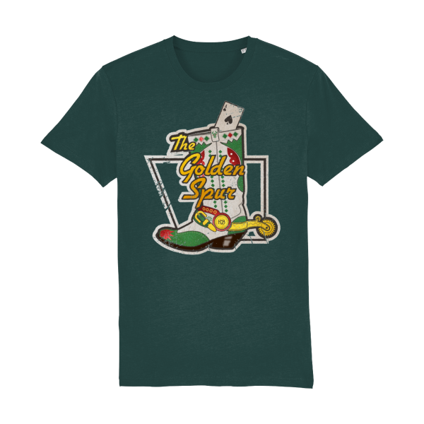 Graphic tee cowboy boot with ace of spades