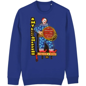Amyl and the Sniffers inspired graphic sweater with punk rock design in relaxed unisex fit