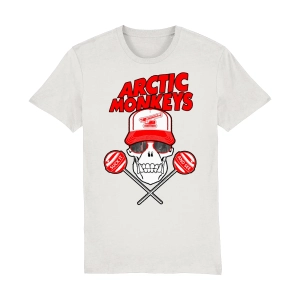 Arctic Monkeys Piledriver Waltz graphic t-shirt in vintage white organic cotton unisex fit