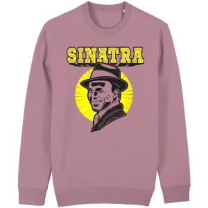 Frank Sinatra inspired graphic sweater in organic cotton with vintage jazz design by Kootje Boef